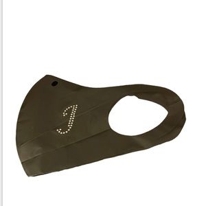 New Women Letter Diamonds Face
Mask with
Rhinestone Letter J New in Package